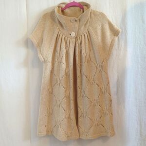 Kasper Tan Sweater Cardigan Size 3X